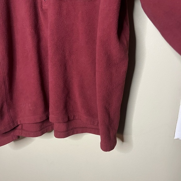 L.l. Bean trail fleece quarter zip red - Picture 6 of 12